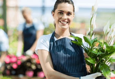 Anon Bank PPP Loans Womanwith Flowers Thumbnail